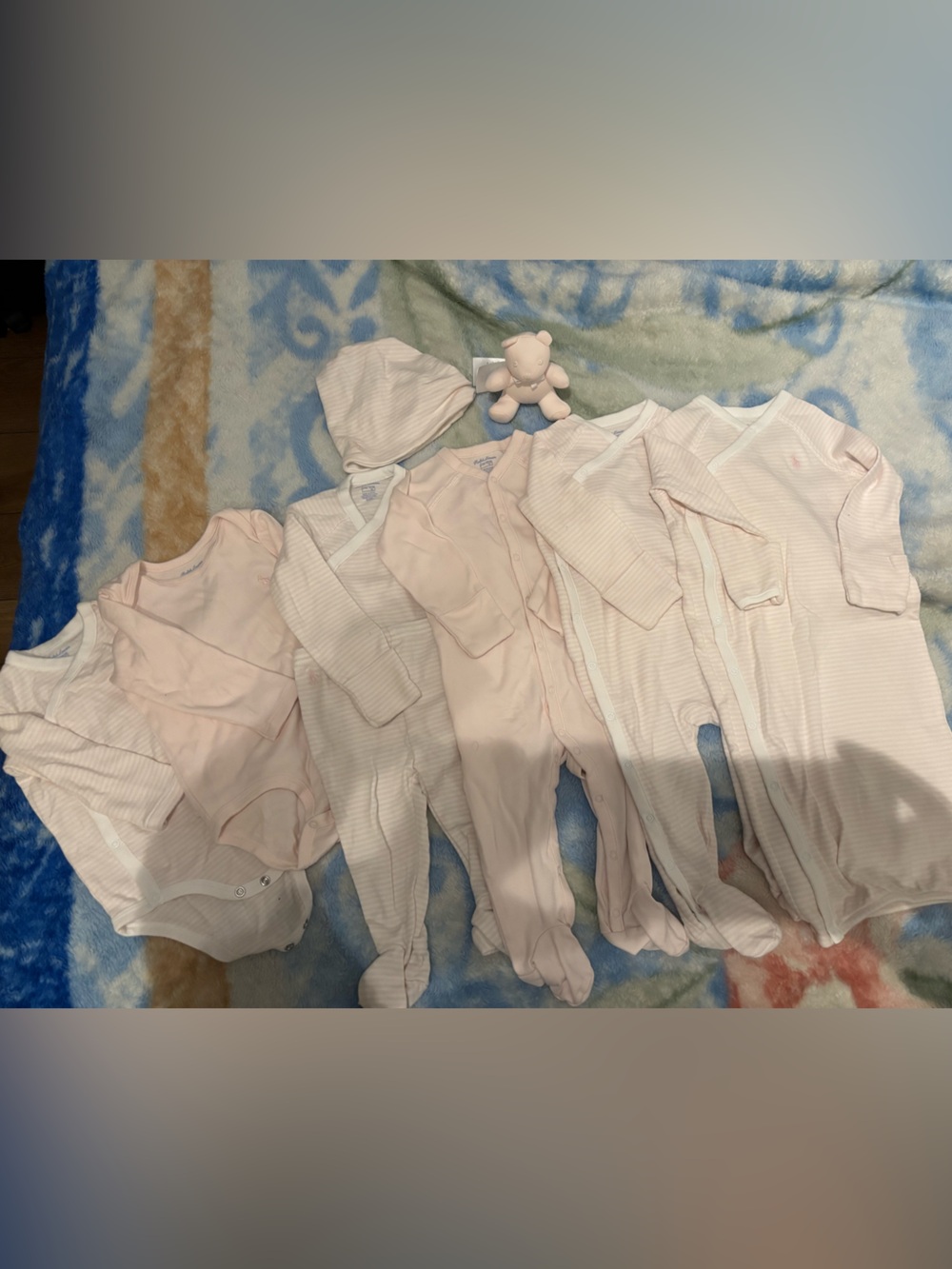 Ralph Lauren baby girl bundle 6-9m — 6 outfits plus matching hat and stuffie
